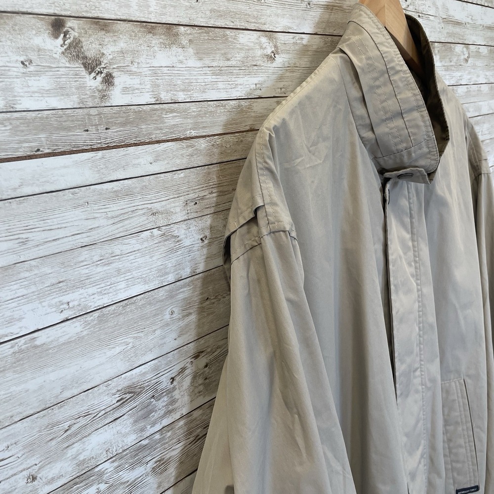 Vintage Members Only Mariner Mens 2X Jacket‎ Beige Full Zip Lined Windbreaker - Picture 9 of 16